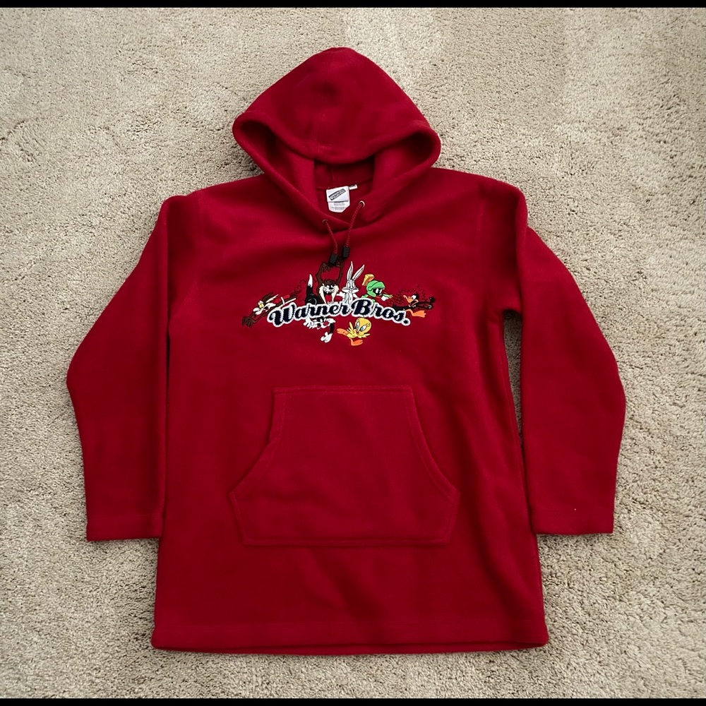 Vintage Warner Bros Studio Store Fleece Ho…